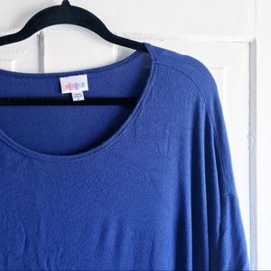 GUC LuLaRoe Irma Tunic - Solid Midnight Blue